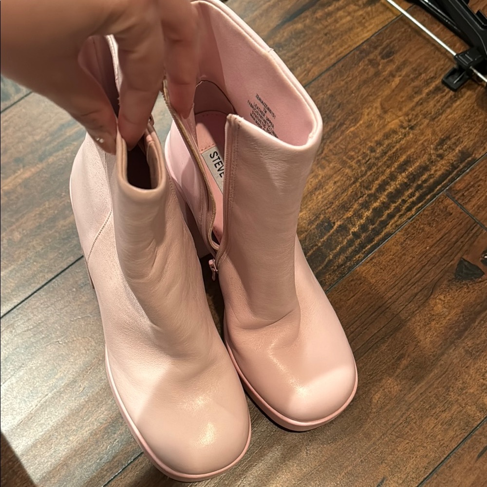 Steve Madden Pink Ankle Boots